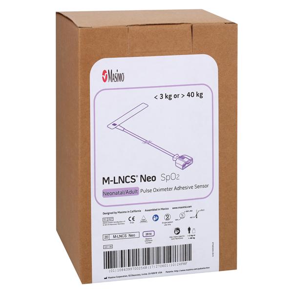M-LNCS Adhesive Sensor Neo/Adlt LF For SpO2 20/Bx