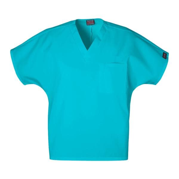 Cherokee Scrub Shirt Large Turquoise Ea