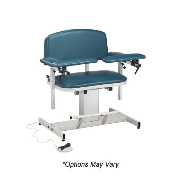Power Series Blood Draw Chair Specify Color Powder-Coated Steel Frame 375lb Ea