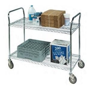 Cart 18x48x33" (4) Swivel Caster/Brakes