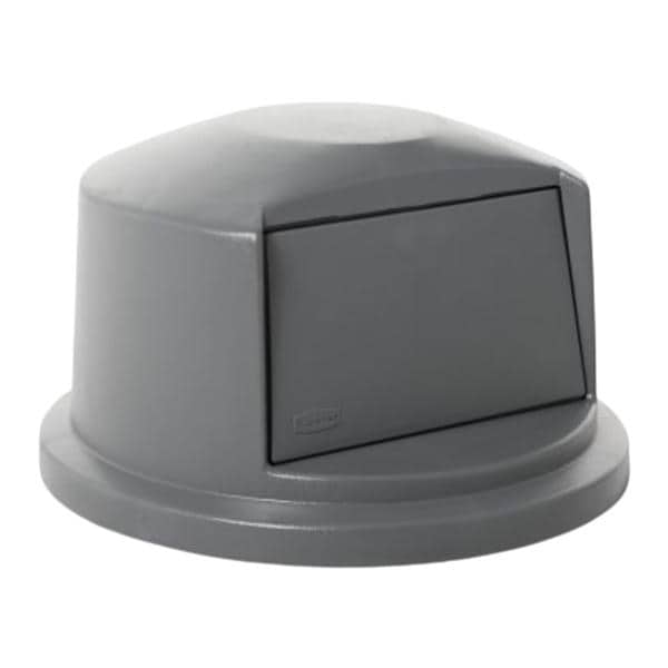 Lid Waste Can 32gal Dome Top Gray Ea
