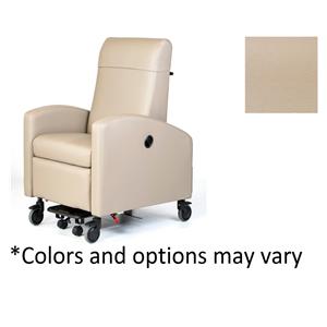 Inverness 24HR Treatment Recliner Vinyl 500lb Capacity Gray Ea