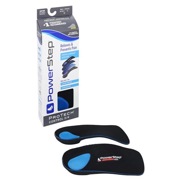 Powerstep ProTech Control Insole Blue/Gray Men 10-10.5 / Women 12-12.5