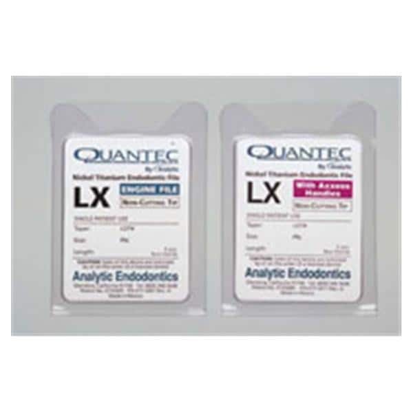 Quantec LX Axxess Rotary File 21 mm Size 40 Nickel Titanium Black 0.02 5/Pk