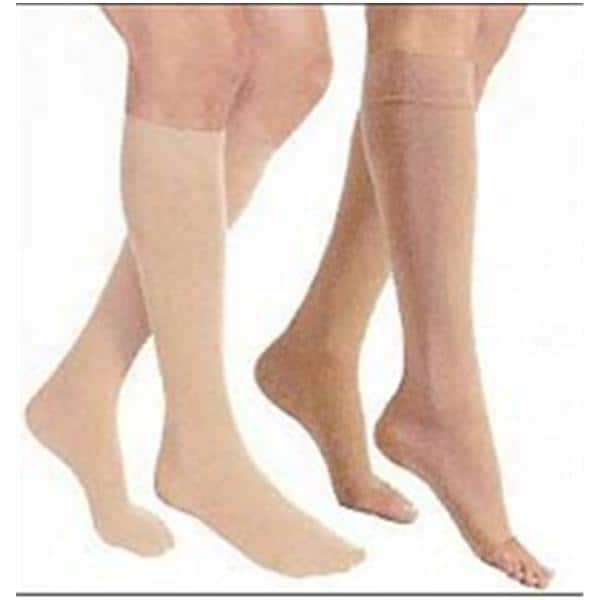 Opaque Compression Stocking Knee High Medium Natural