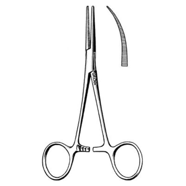 Halsted Mosquito Micro Forcep Curved 5" Ea