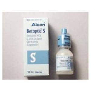 Betoptic S Ophthalmic Suspension 0.25% Bottle 10mL Each