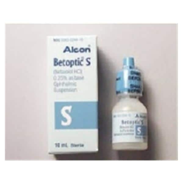 Betoptic S Ophthalmic Suspension 0.25% Bottle 10mL Each