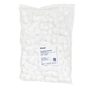 Super Cotton Stick Sponge 1" Non-Sterile Round LF