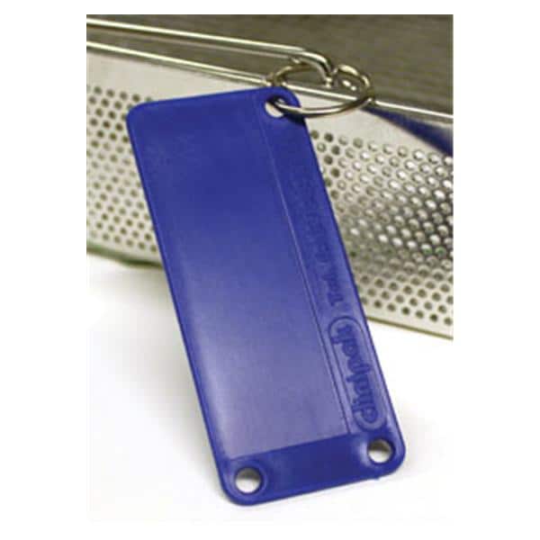HealthMark Identification Tag Blue 3.5x1.5" Resin Bonded 100/Pk