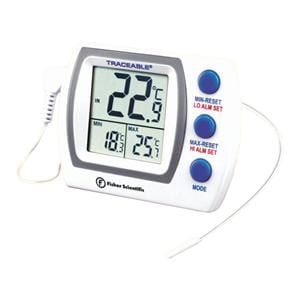 Traceable Refrigerator/Freezer Thermometer ABS Plastic -50 to 70°C Ea