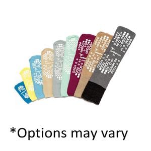 Patient Slippers Terrycloth Brown 48Pr/Ca