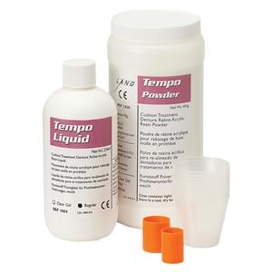 Tempo Reline Material Acrylic Resin White 454Gm/Pk
