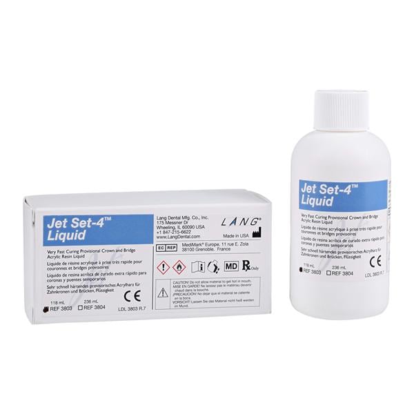 Jet Set-4 Temporary Material 4 oz Clear Refill