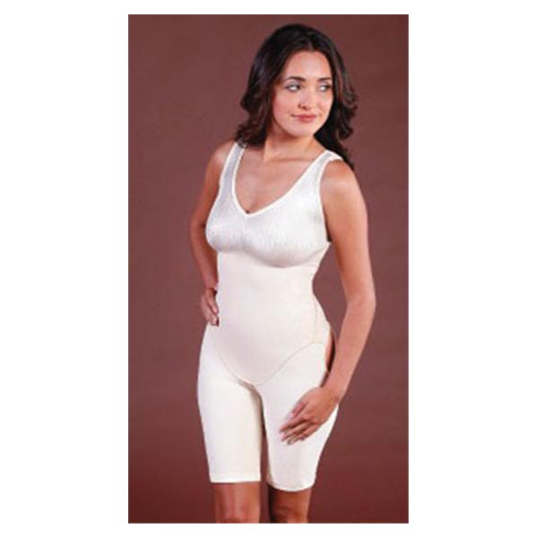 Brazilian Body Shaper Above Knee Large Beige