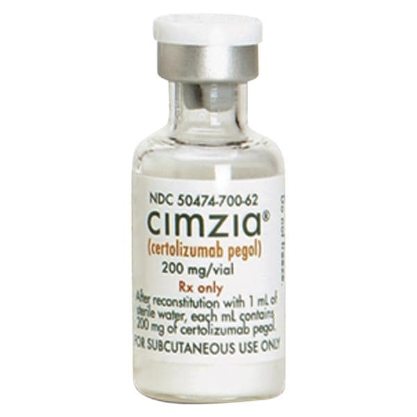 Cimzia Injection 200mg SDV 1mL 2/Package