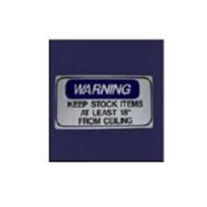 Office Sign Flat Surface Mount White/Black Ea