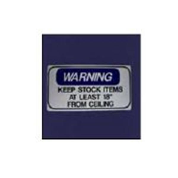 Office Sign Flat Surface Mount White/Black Ea