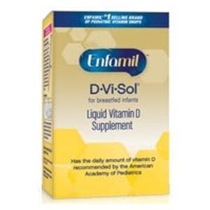 Enfamil D-Vi-Sol Inf VitD Splmnt Liquid Drops GltnFr/Kshr 400IU 50mL 12/Ca