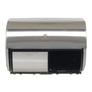 Compact Toilet Tissue Dispenser Silver Ea