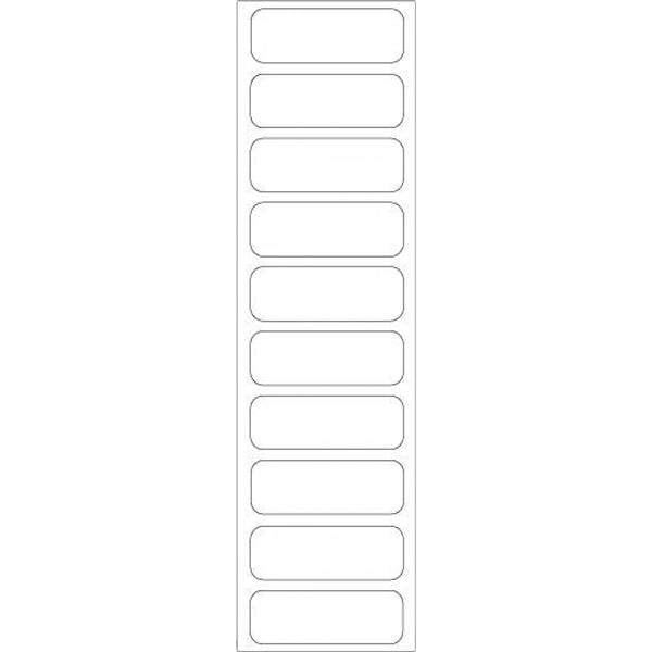 Sterile Label White 1 1/2x1/2" 100/Pk