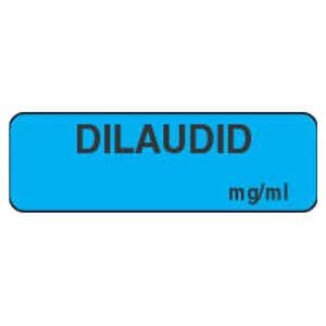 Anesthesia Label Blue 1-1/4x3/8" 1000/Rl