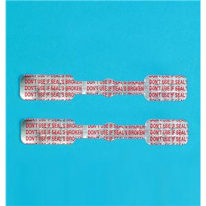 Tamper Indicator Seal Silver/Red 3-5/8" 1000/Rl