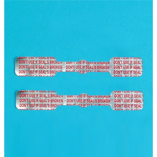 Tamper Indicator Seal Silver/Red 3-5/8" 1000/Rl