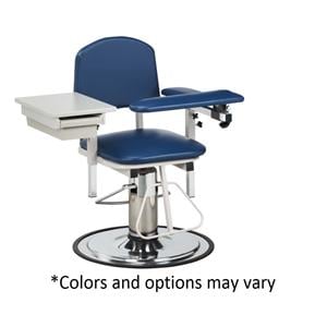 H-Series Blood Draw Chair Specify Color 330lb Capacity Ea