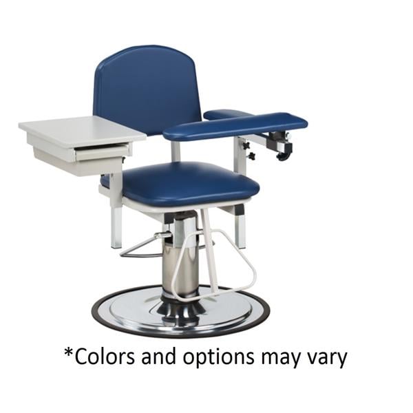 H-Series Blood Draw Chair Specify Color 330lb Capacity Ea