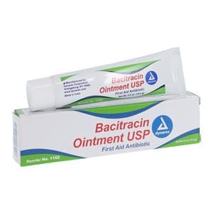 Bacitracin Ointment 500u/gm 0.5oz/Tb, 72 TB/CA