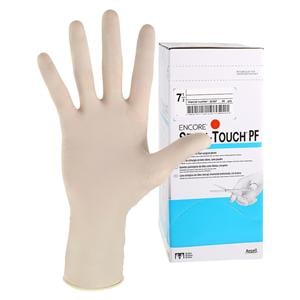 ENCORE Sensi-Touch PF Latex Surgical Gloves 7.5 Natural 50Pr/Bx