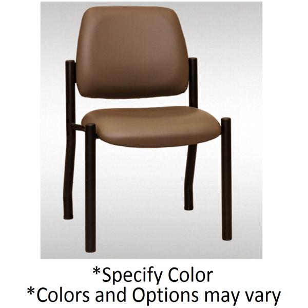 Side Chair Specify Color Steel Frame 425lb Capacity Ea