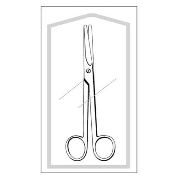 Econo Mayo Dissecting Scissors Straight 5-1/2" Stainless Steel Sterile Dsp 50/Ca