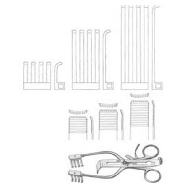 Henly Retractor 7/8"x3" 2/St