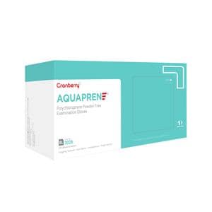 AquaPrene Chloroprene Exam Gloves X-Large Aqua Non-Sterile
