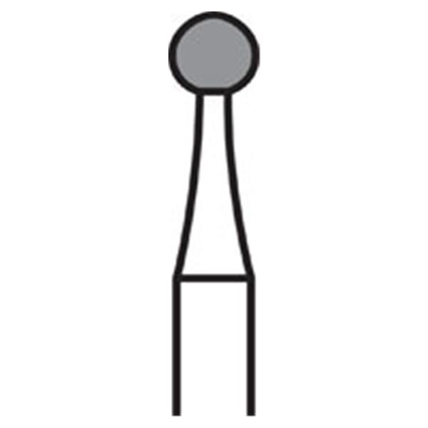 CleanCut Diamond Bur Friction Grip 801/018C 5/Pk