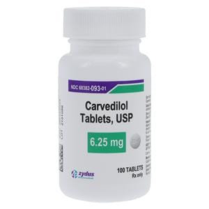 Carvedilol 6.25mg Each