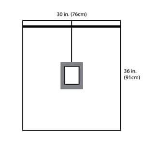 Drape Epidural Fenestrated 4x6" 20/Ca