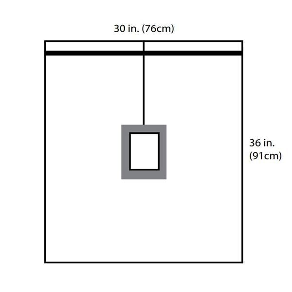 Drape Epidural Fenestrated 4x6" 20/Ca