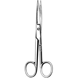 Operating Scissors Straight 4-1/2" Stainless Steel Non-Sterile Reusable Ea