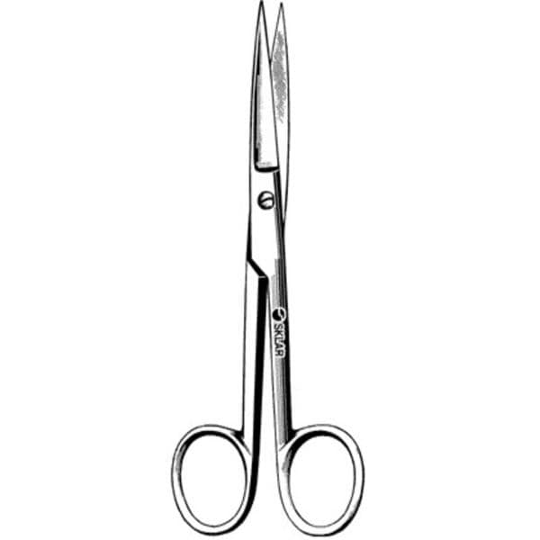 Operating Scissors Straight 4-1/2" Stainless Steel Non-Sterile Reusable Ea