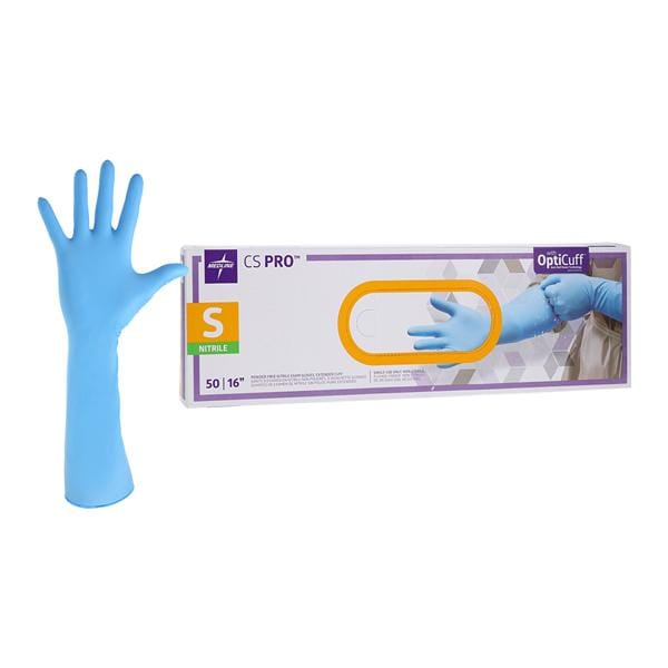 CS PRO Nitrile Exam Gloves Small Blue Non-Sterile 50/Bx