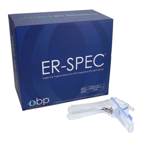 ER-SPEC Vaginal Speculum Lighted 16/Bx