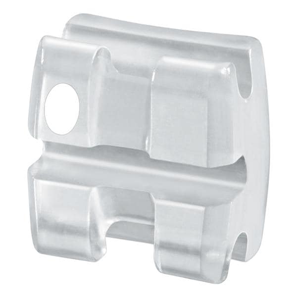 NeoLucent® Plus™ MBT Rx Ceramic Bracket .018 UR3 -7T 8A 0O With Hook 5/Pk