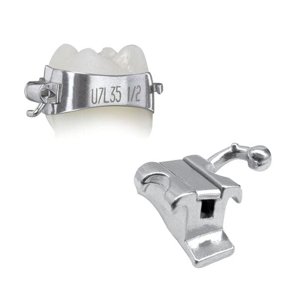 Elite® Molar Band Pre-Welded Assembly UL6 -10T /0A+10Off Size 36.5 Single 1/Pk