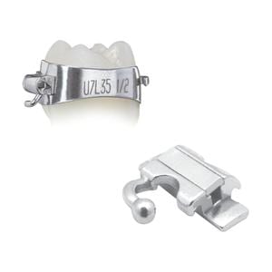 Elite Molar Band Pre-Welded Assembly LL6 -25 T/0A/+4Off Size 41.5 Single 1/Pk