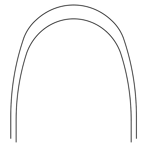 Archwire Nitanium Upper Pro Form Arch 0.014 in 100/Pk