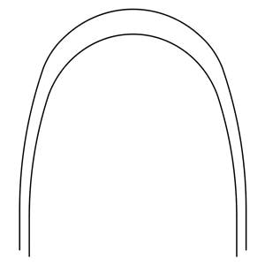 Archwire Nitanium Upper .018 x .018 in Ea