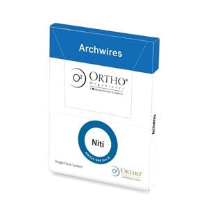 Archwire Nitanium Lower Oval Arch .016 in x .022 in Ea